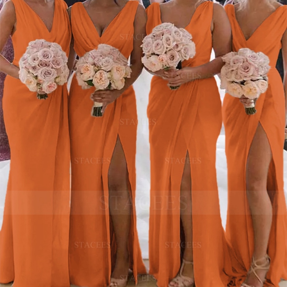 Orange dress